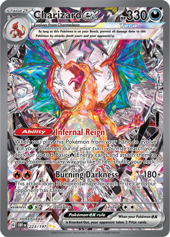 Scarlet & Violet Obsidian Flames 223/197 Charizard ex
