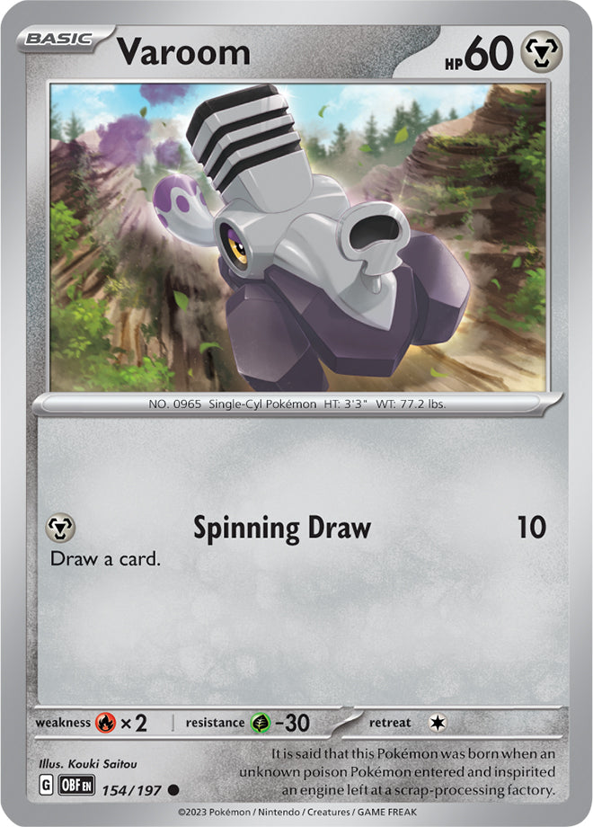 Scarlet & Violet Obsidian Flames 154/197 Varoom