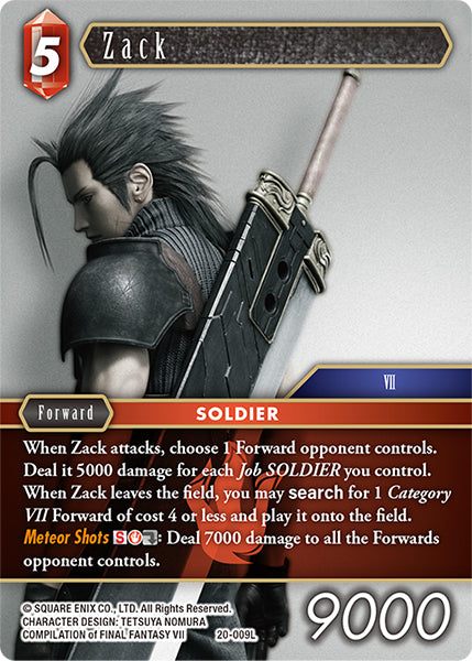 Final Fantasy Opus XX - 20-009 Zack
