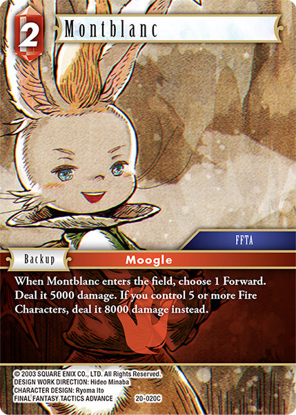 Final Fantasy Opus XX - 20-020 Montblanc