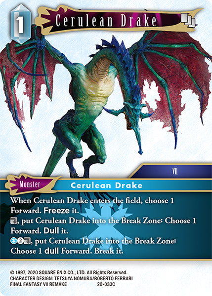 Final Fantasy Opus XX - 20-033 Cerulean Drake