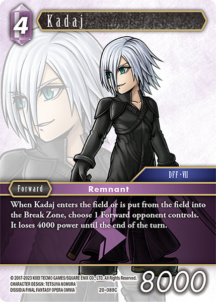 Final Fantasy Opus XX - 20-089 Kadaj