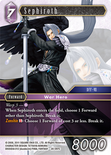 Final Fantasy Opus XX - 20-097 Sephiroth