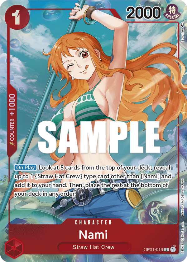 OP01-016 | R | CHARACTER Nami Alternate art