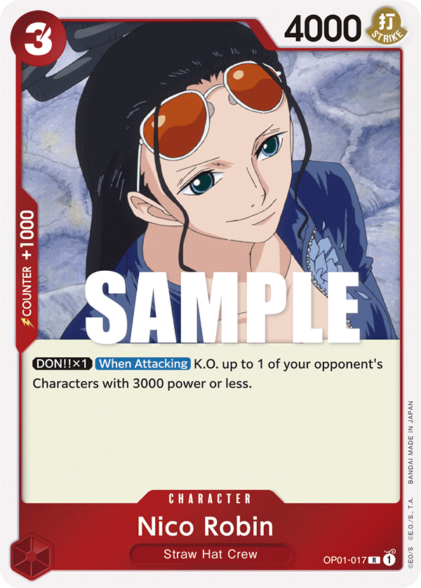 OP01-017 | R | CHARACTER Nico Robin