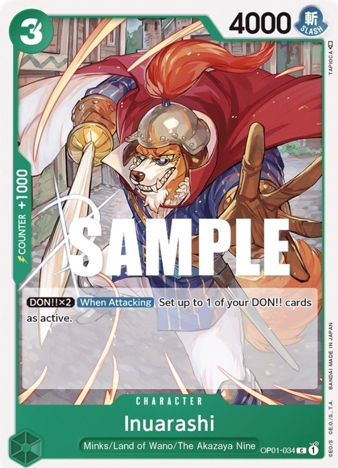 OP01-034 | C | CHARACTER Inuarashi