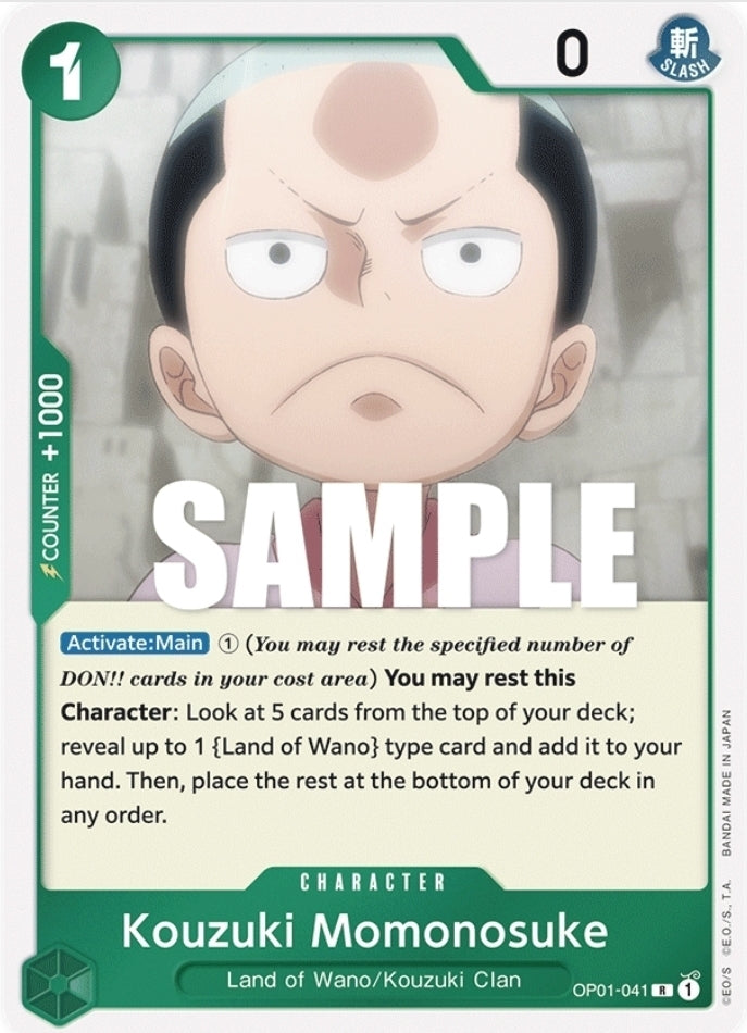 OP01-041 | R | CHARACTER Kouzuki Momonosuke