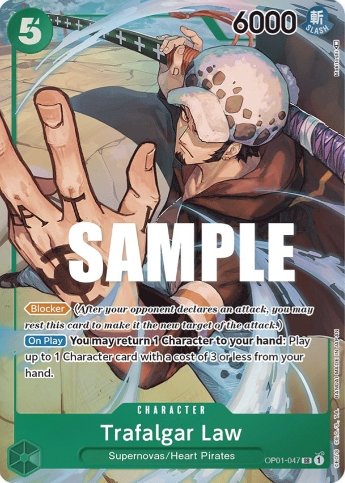 OP01-047 | SR | CHARACTER Trafalgar Law Alternate art