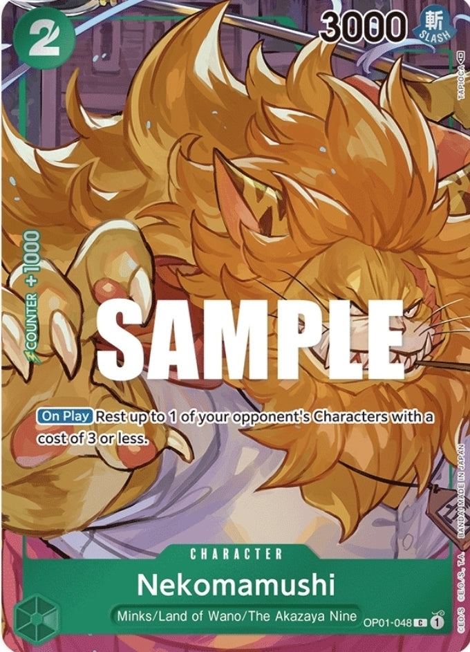 OP01-048 | C | CHARACTER Nekomamushi Alternate art