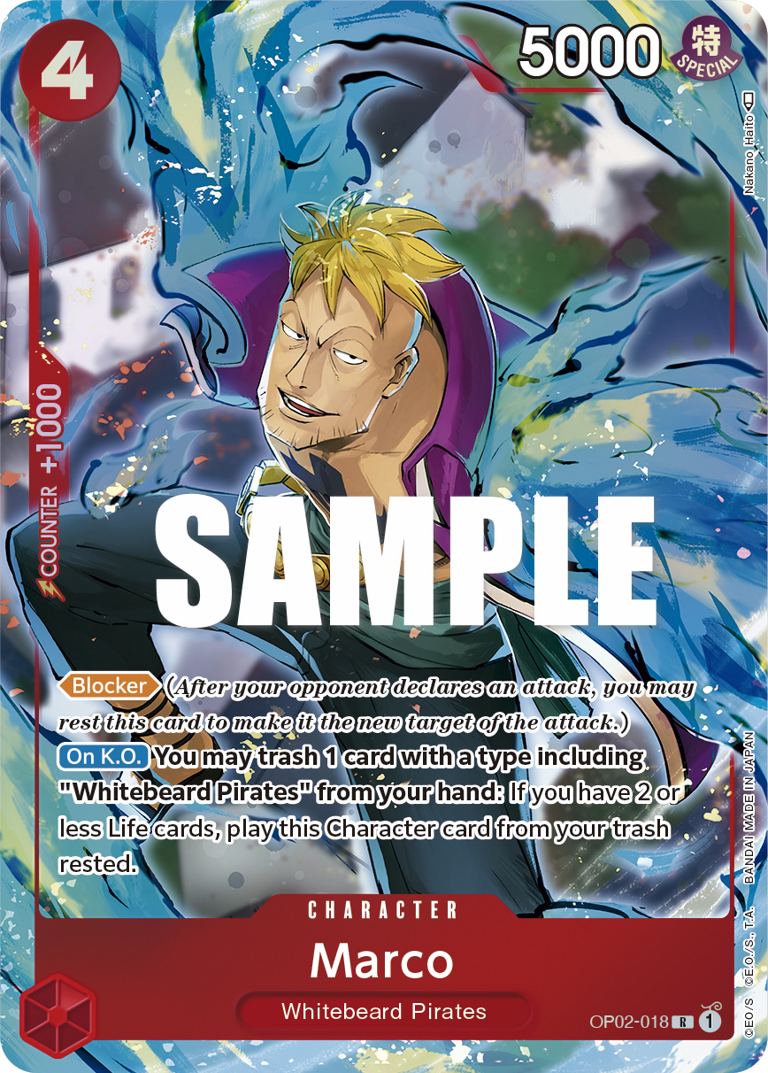 OP02-018 | R | CHARACTER Marco Alternate art