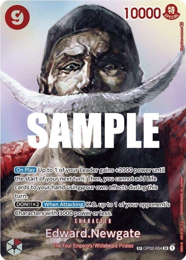 OP02-004 | SP CARD | CHARACTER Edward.Newgate (Parallel)