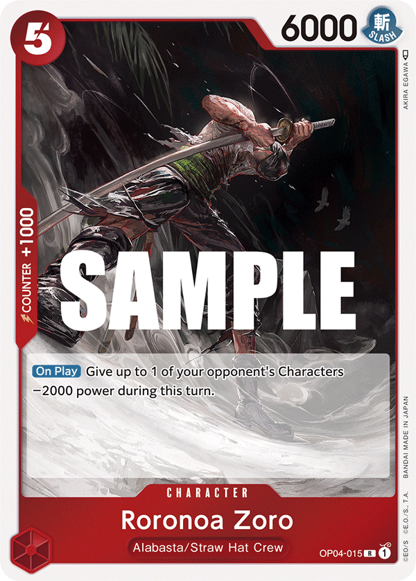 OP04-015 | R | CHARACTER Roronoa Zoro