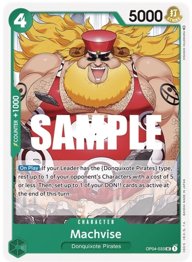 OP04-033 | UC | CHARACTER Machvise