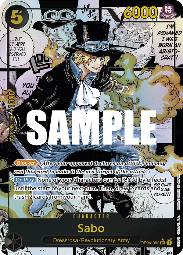 OP04-083 | SR | CHARACTER Sabo (Parallel) Manga