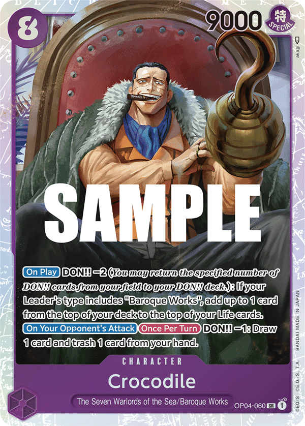 OP04-060 | SR | CHARACTER Crocodile