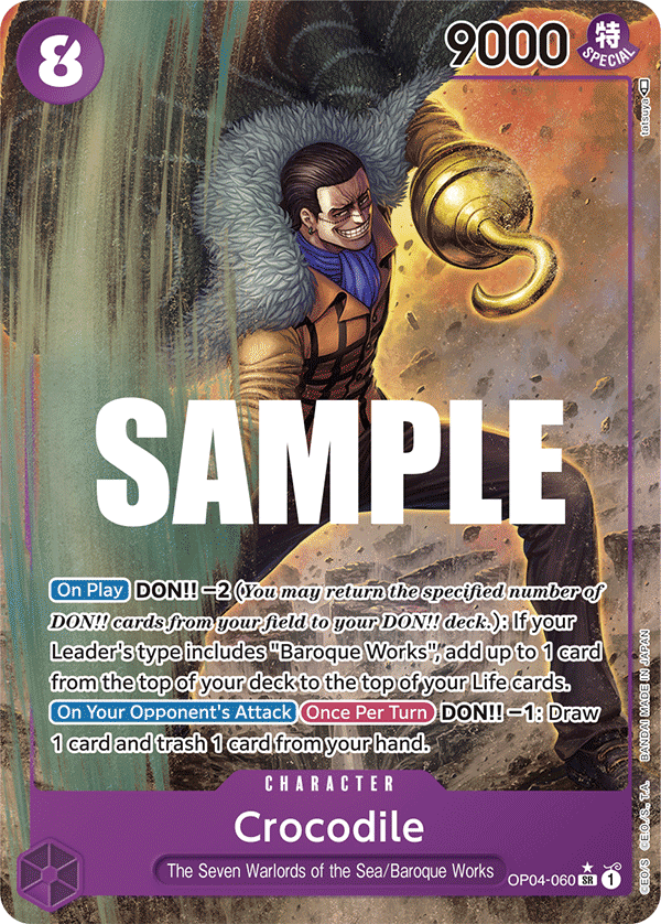 OP04-060 | SR | CHARACTER Crocodile (Parallel)