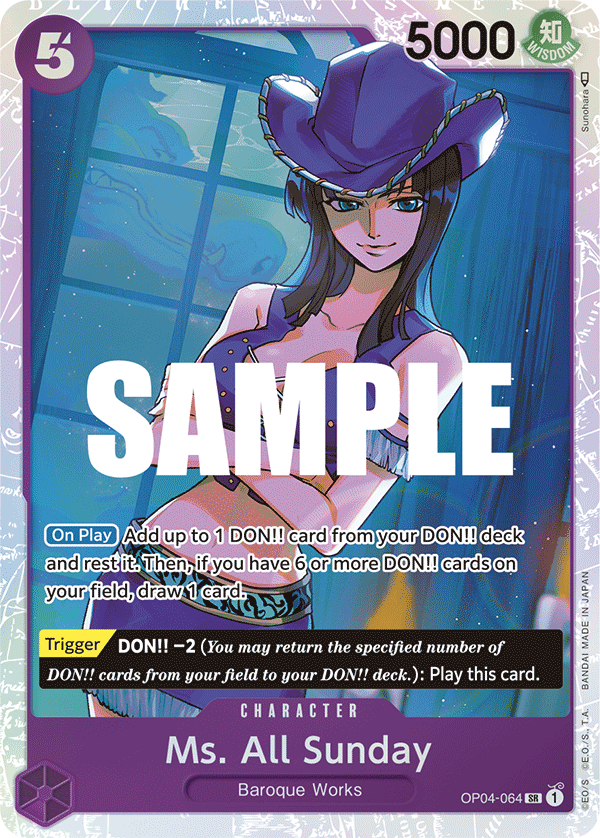 OP04-064 | SR | CHARACTER Ms. All Sunday