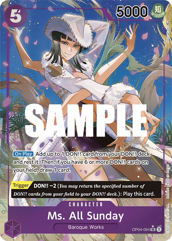 OP04-064 | SR | CHARACTER Ms. All Sunday (Parallel)