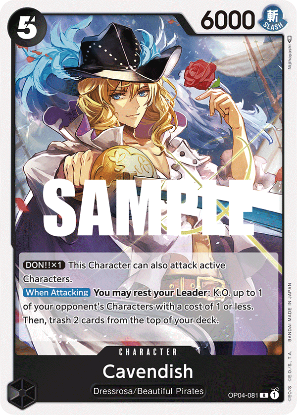 OP04-081 | R | CHARACTER Cavendish