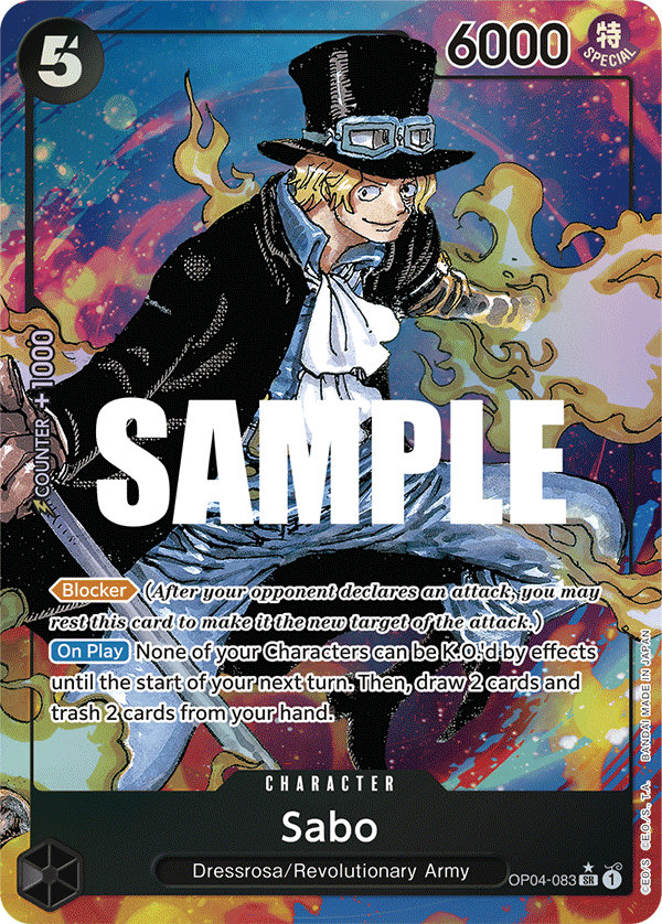 OP04-083 | SR | CHARACTER Sabo (Parallel)