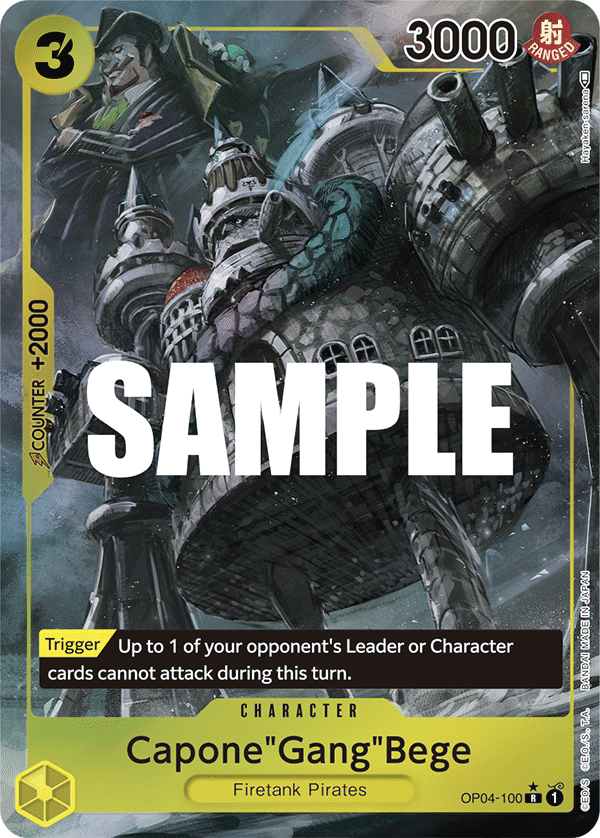 OP04-100 | R | CHARACTER Capone"Gang"Bege (Parallel)