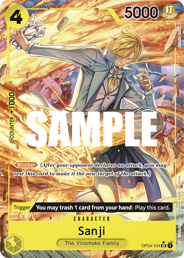 OP04-104 | SR | CHARACTER Sanji (Parallel)