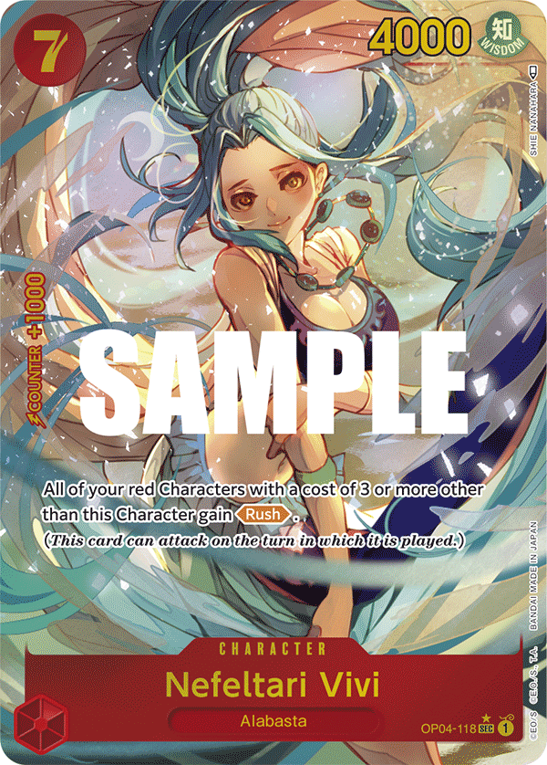 OP04-118 | SEC | CHARACTER Nefeltari Vivi (Parallel)