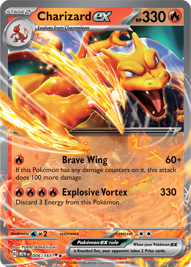 Scarlet & Violet-151 006/165 Charizard ex