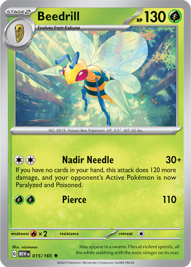 Scarlet & Violet-151 015/165 Beedrill