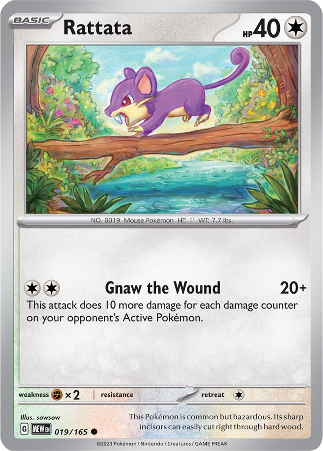 Scarlet & Violet-151 019/165 Rattata