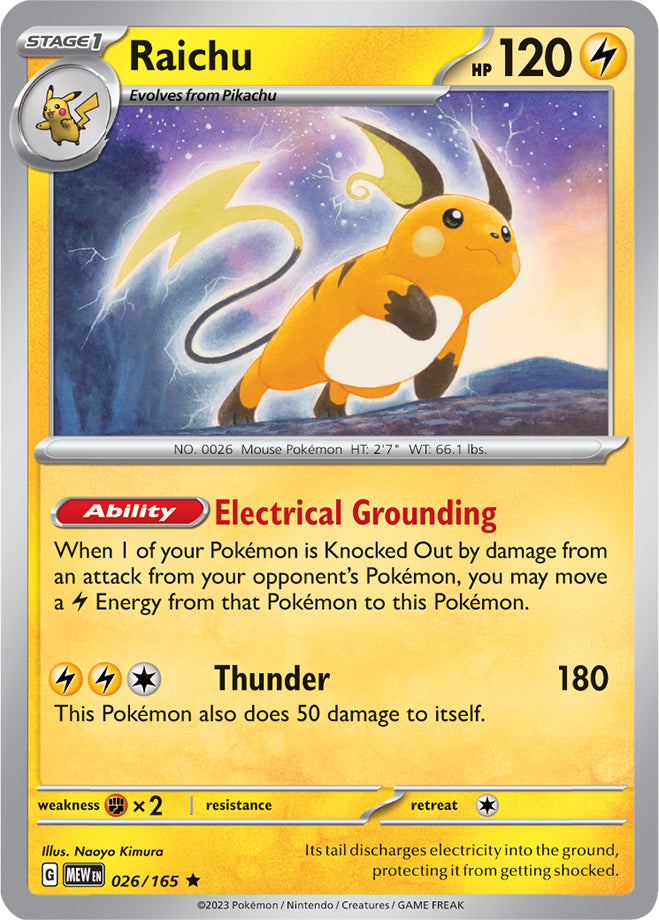 Scarlet & Violet-151 026/165 Raichu