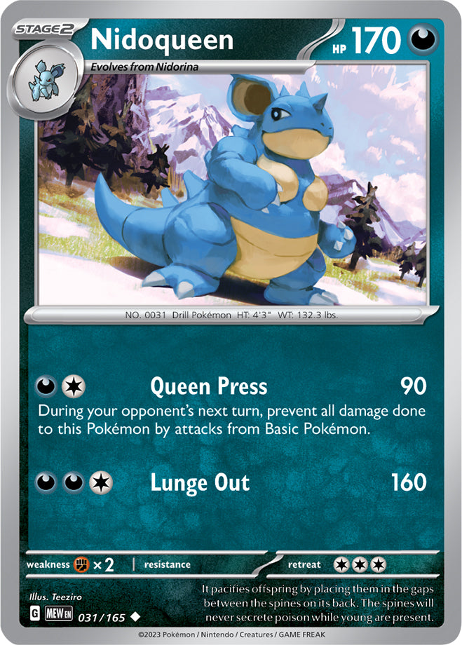 Scarlet & Violet-151 031/165 Nidoqueen