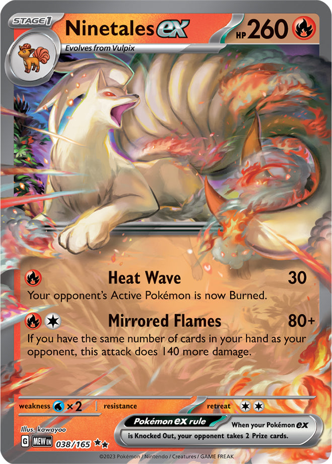 Scarlet & Violet-151 038/165 Ninetales ex