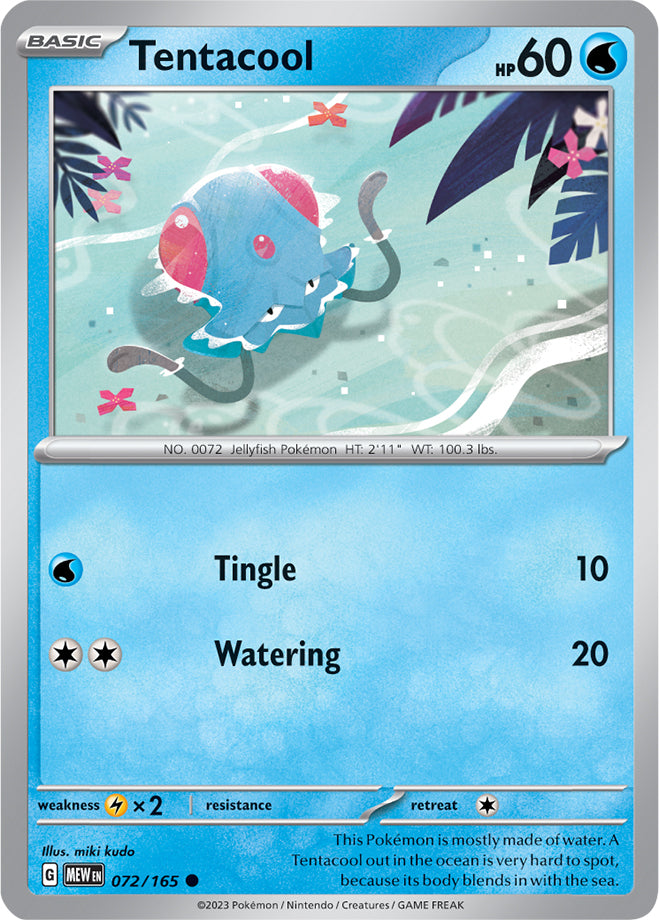 Scarlet & Violet-151 072/165 Tentacool