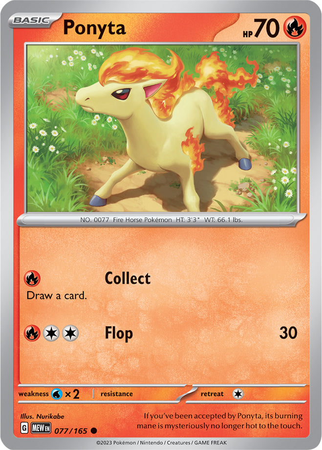 Scarlet & Violet-151 077/165 Ponyta