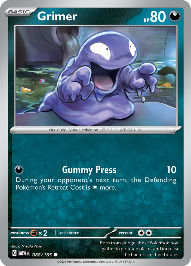 Scarlet & Violet-151 088/165 Grimer Reverse Holo