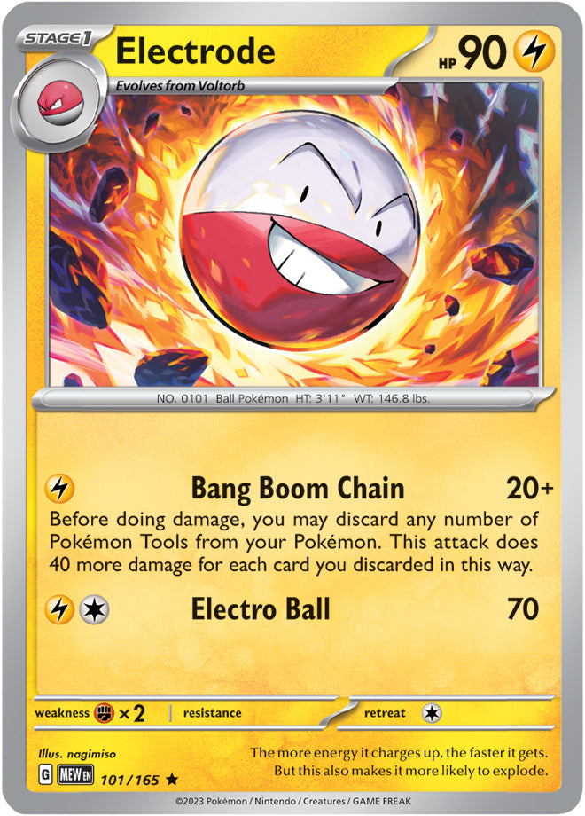 Scarlet & Violet-151 101/165 Electrode Holo