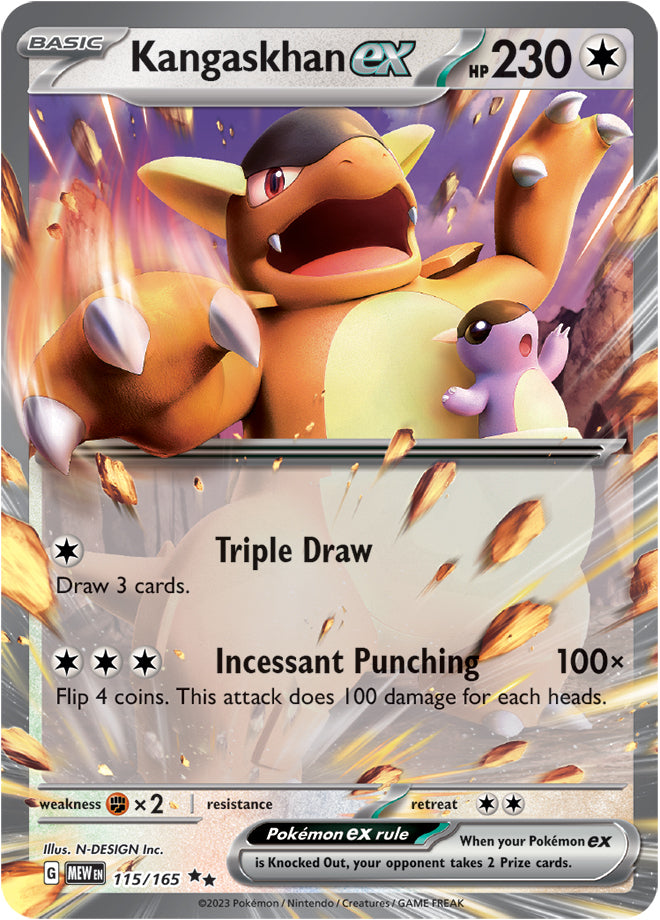 Scarlet & Violet-151 115/165 Kangaskhan ex