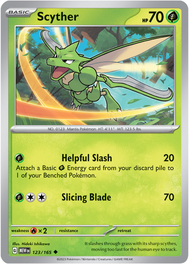 Scarlet & Violet-151 123/165 Scyther