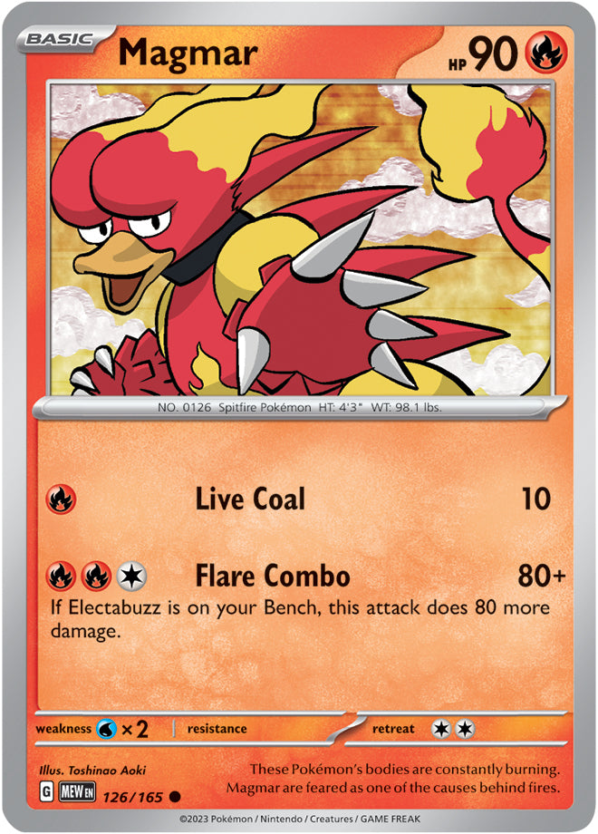 Scarlet & Violet-151 126/165 Magmar