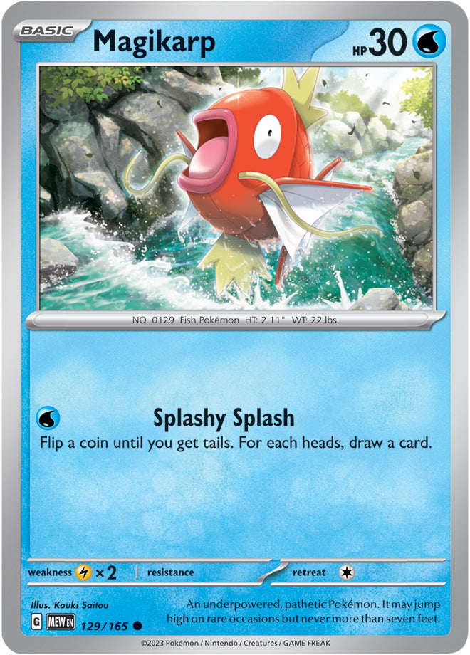 Scarlet & Violet-151 129/165 Magikarp Reverse Holo