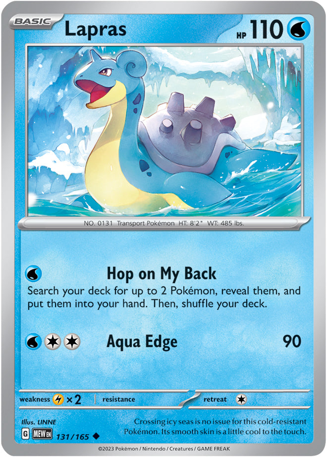 Scarlet & Violet-151 131/165 Lapras