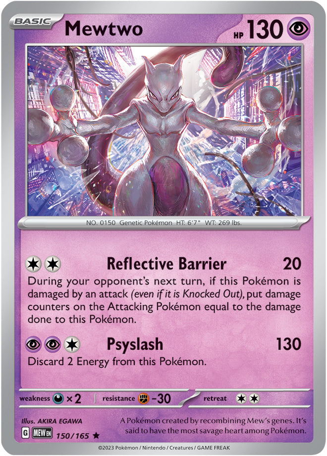 Scarlet & Violet-151 150/165 Mewtwo