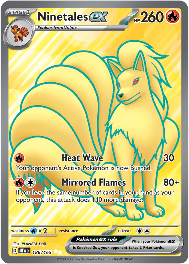 Scarlet & Violet-151 186/165 Ninetales ex