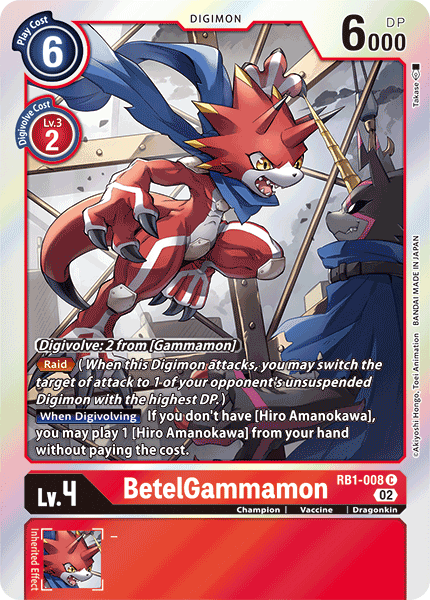 Resurgence Booster RB1-008 BetelGammamon