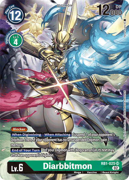 Resurgence Booster RB1-025 DiarbbitmonAlternative Art