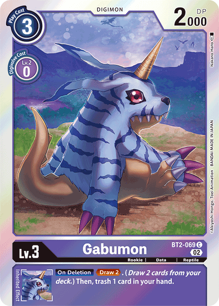Resurgence Booster BT2-069 Gabumon Alternative Art