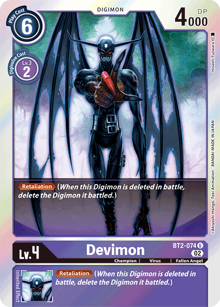 Resurgence Booster BT2-074 Devimon Alternative Art