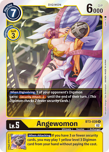 Resurgence Booster BT3-039 Angewomon Alternative Art
