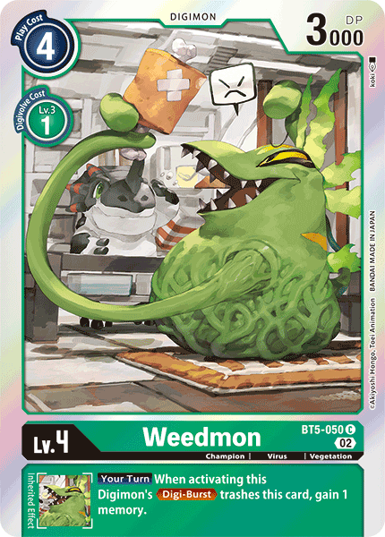 Resurgence Booster BT5-050 Weedmon Alternative Art
